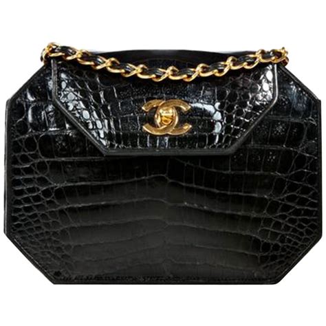 crocodile skin chanel bag|crocodile Chanel handbags sale.